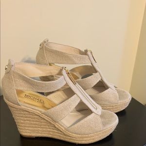 Michael Kors Natural Damita Wedges